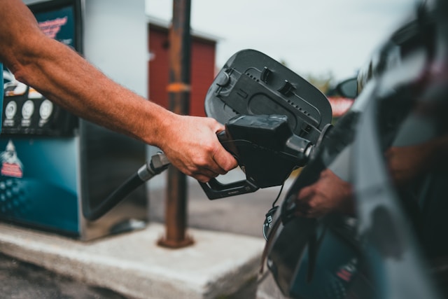 pumping gas