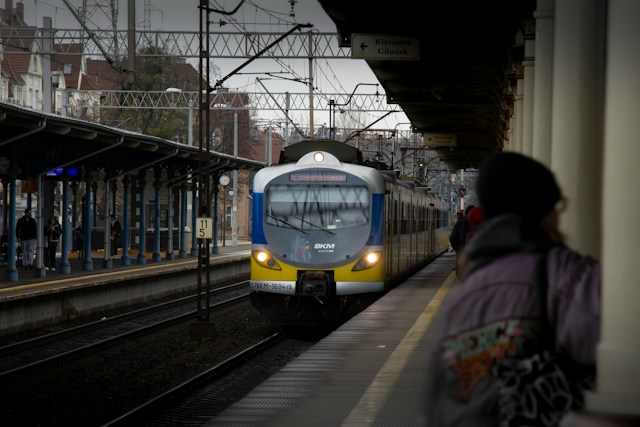 train near gdansk poland