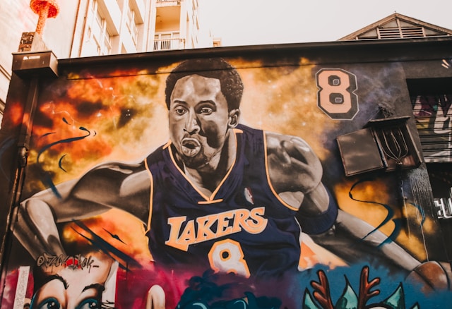 Kobe Bryant mural in Melbourne, Australia