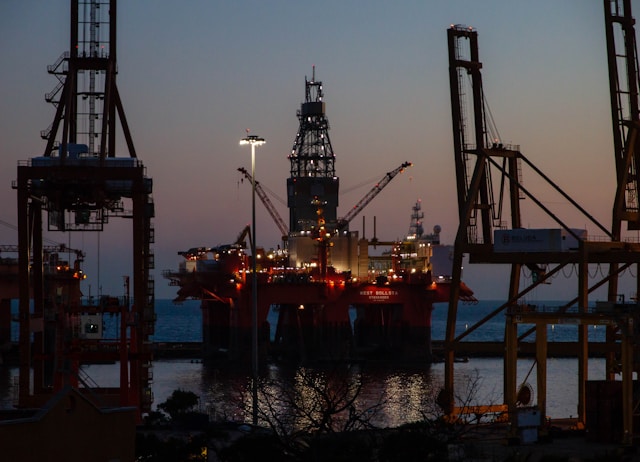 Oil rig on Tenerife