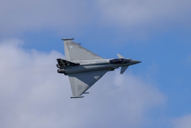 fighter jet in sky