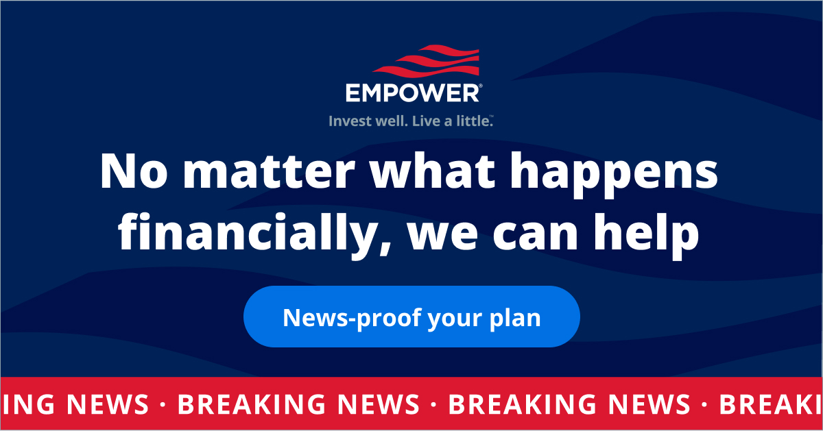 empower investment text written out, breaking news flash
