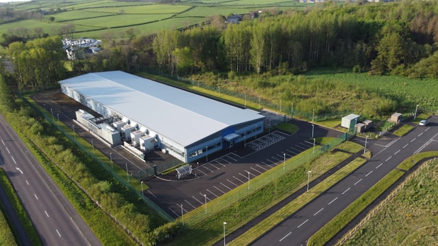 data center aerial view