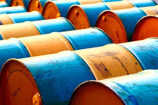 oil barrels